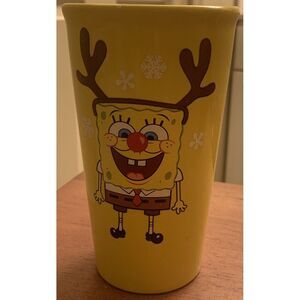 Spongebob Squarepants Ceramic  Cup Stephen Hillenburg 16oz Holiday Christmas Mug
